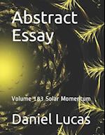 Abstract Essay