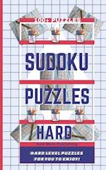 Sudoku Puzzle Book - Hard Level Puzzles