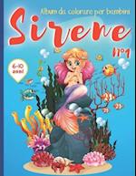 Sirene Album da colorare per bambini 6-10 anni