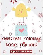 Christmas Coloring Books for Kids Ages 2-4 / 4-8