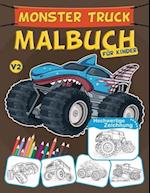 Monster Truck Malbuch Für Kinder