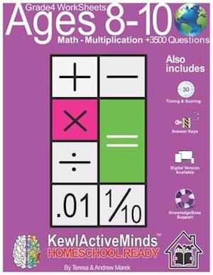 Grade 4 Worksheets - Math Multiplication, HomeSchool Ready +3500 Questions