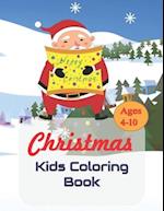 Christmas Coloring Book for kids ages 4-10