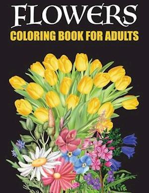 Flower Coloring Book For Adults