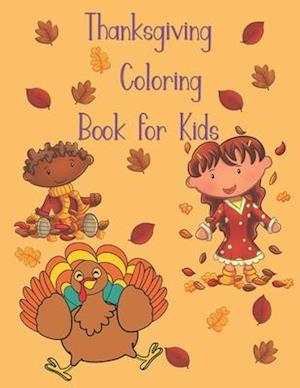 Thanksgiving Coloring Book for Kids