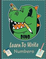 Dino Learn to Write Numbers