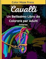 Cavalli - Un Bellissimo Libro da Colorare per Adulti