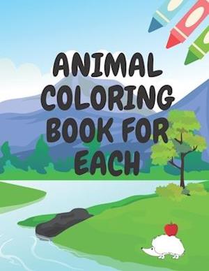 Animal Coloring Book for Each