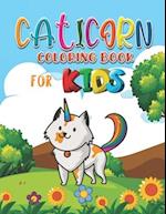 Caticorn Coloring Book For Kids