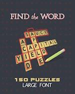 Find The Word 150 Puzzles Large Font