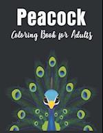 Peacock Coloring Book for Adults