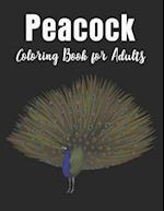 Peacock Coloring Book for Adults