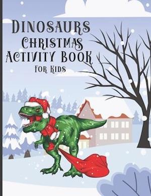 Dinosaur Christmas Activity Book for Kids