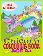 Unicorn Colouring Book 4+