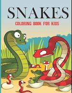 Snakes Coloring Book For Kids: Reptiles Kids Coloring Book A Unique Collection Of Coloring Pages (Children's Coloring Book of Snakes) 