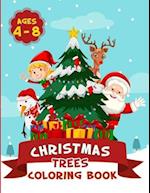 christmas trees coloring book