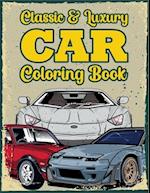 Classic & Luxury Car Coloring Book