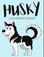 Husky Coloring Book