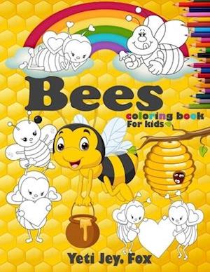 Bees coloring book For kids