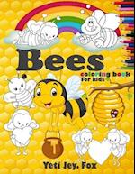 Bees coloring book For kids