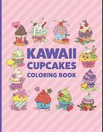 Kawaii Cupcakes Coloring Book