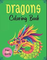 DRAGONS Coloring Book For For Girls