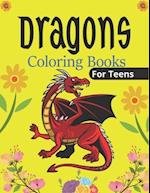 DRAGONS Coloring Book For Teens