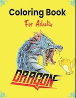 DRAGON Coloring Book For Adults