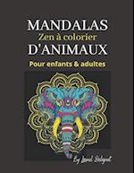 50 MANDALAS D'ANIMAUX, Zen à colorier