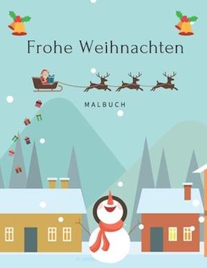 Frohe Weihnachten Malbuch