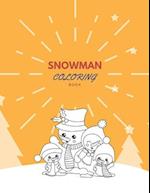 Snowman Coloring Book