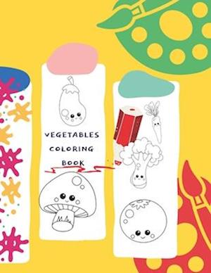 Vegetables Coloring Book