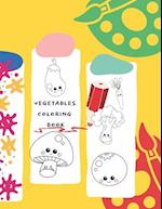 Vegetables Coloring Book