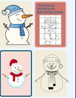 Chistmas Snowman Drawing Book