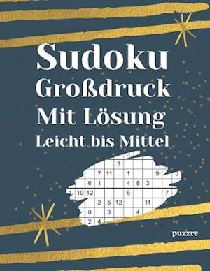 Sudoku Großdruck Mit Lösung Leicht bis Mittel