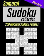 Samurai Sudoku Collection: Book for Adults, 200 Medium Sudoku Puzzles for Intermediate 