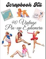 Scrapbook kit - 90 Vintage Pin-up Ephemera