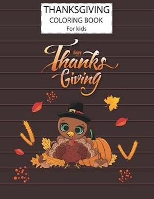 Thanksgiving Coloring Book For Kids