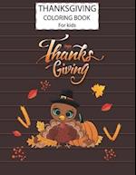 Thanksgiving Coloring Book For Kids