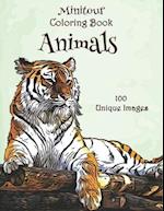 Minitour Coloring Book, Animals