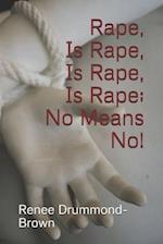 Rape, Is Rape, Is Rape, Is Rape; No Means No!