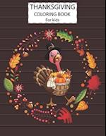 Thanksgiving Day Coloring Book For Kids