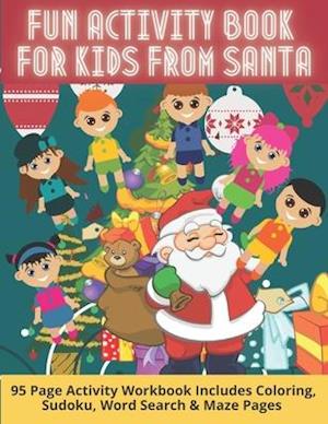 Fun Activity Book For Kids From Santa