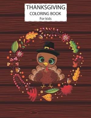 Thanksgiving Coloring Book For Kids