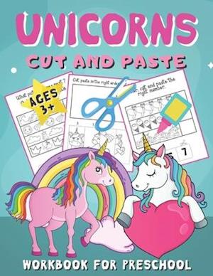 Unicorns Cut and Paste Workbook for Preschool