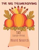 The Big Thanksgiving Word Search