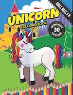 Unicorn Coloring Book for Girls Ages 4-8