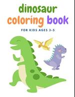 Dinosaur Coloring Book For Kids Ages 3-5