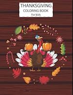 Thanksgiving Coloring Book For Kids