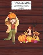 Thanksgiving Coloring Book For Kids